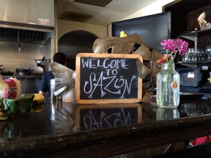 The sign that greets customers as they walk in. Photo: Jessie De La O
