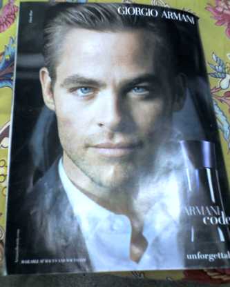 Chris Pine in Giorgio Armani's Armani Code ad