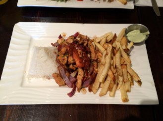 The Lomo Saltado is a traditional Peruvian dish. Photo: Jessie De La O
